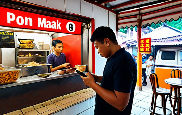 **

A concerned person reading online reviews of a free VPN on their phone, focusing on reputation, user experiences, and safety aspects. The background should show a typical Malaysian setting like a "mamak" stall or a home interior. The overall tone should be cautious and investigative.

**